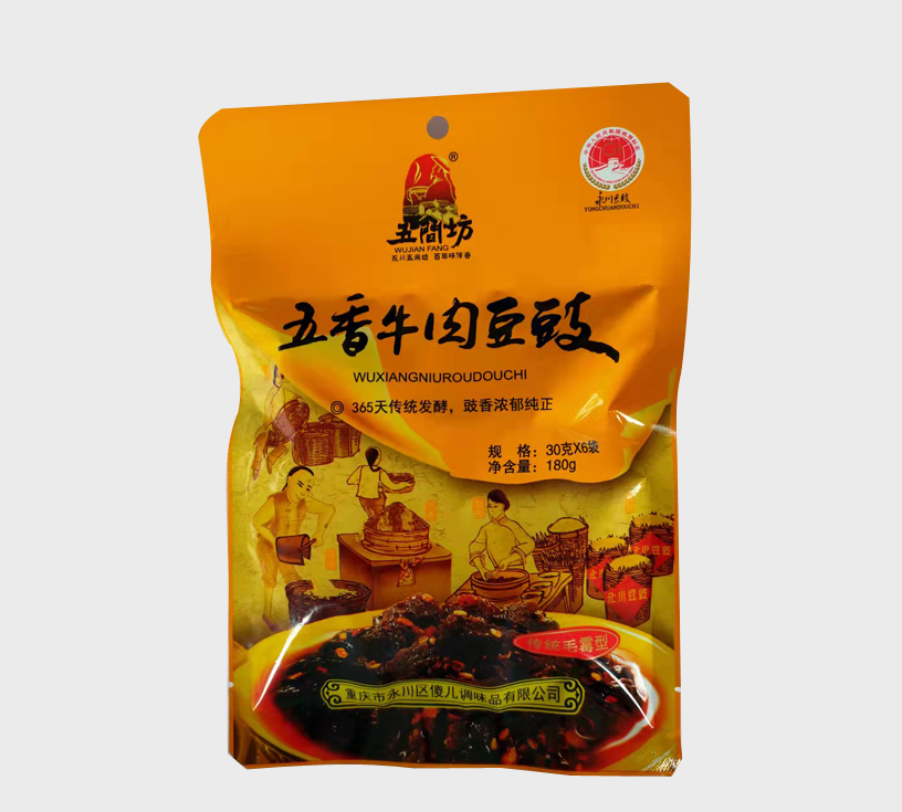 精品袋装五香牛肉豆豉(30g×6小袋)